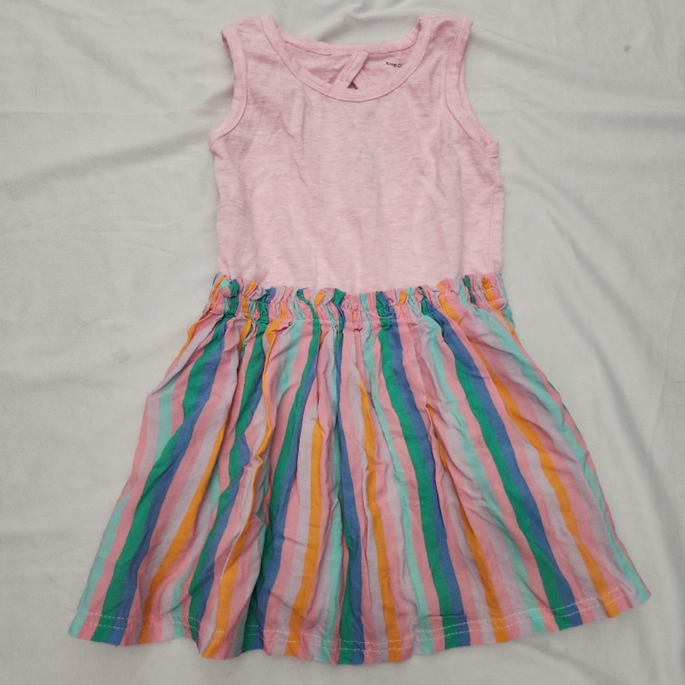 Emporio baby Infant girl 24m Pink Striped dress #L001